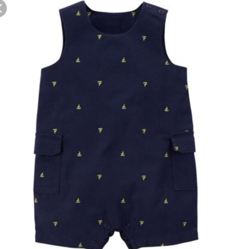 Carter’s Infant Boys Navy Blue Romper